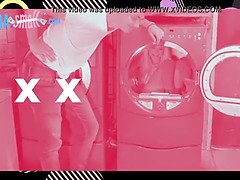 素人, 楽屋, フェラチオ, なめる, 淫乱熟女, 義母, ストッキング, ストリップ