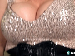 Grosse titten, Blondine, Blasen, Spermaladung, Handjob, Hd, Natürlich, Ablutschen