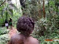 アフリカ人, 素人, 黒人, なめる, 現実, ティーン, 三人, オッパイの