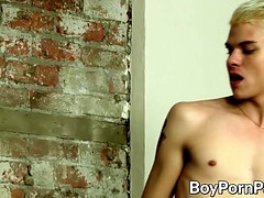 Blonde Titus Snow pounding Tony Parker hard after deepthroat