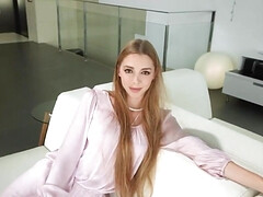 18 ans, Blonde, Sucer une bite, Lingerie, Pov, Rousse roux, Adolescente, Plan cul à trois