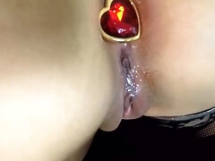 Enthousiasteling, Diep in de keel, Hd, Latijnse vrouw, Natuurlijk, Tatoeage, Tiener, Tieten likken