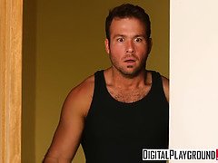 バイセクシャル, フェラチオ, 女 人男 人, 手コキする, Hd, オージー, オマンコ, 三人