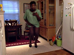 Grosse bite, Talons, Lingerie, Masturbation, Voyeur