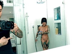 Sensual busty brunette Joanna Angel screwed in the missionary pose