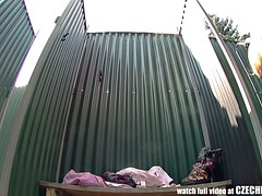 Tchèque, Douche, Voyeur