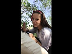 Amateur, Mamada, Hd, Al aire libre, Pov, Adolescente