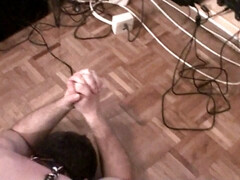 Grosse titten, Blasen, Spermaladung, Weibliche domination, Fetisch, Handjob, Hardcore, Rotschopf