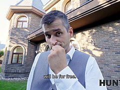 Brijd, Man die toekijkt, Tsjechisch, Hd, Gezichtspunt, Kut duiken, Geschoren, Bruiloft