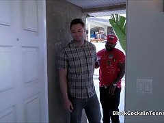 アフリカ人, お尻, 浮気者, 彼女, Hd, 異人種間, 叫ぶ, ティーン