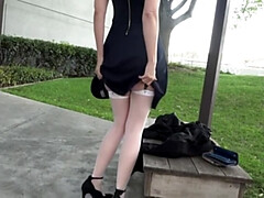 Blond, Vrouw, Hd, Hakken, Rijpe lesbienne, Alleen, Kousen, Speelgoed