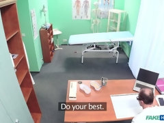 Leie, Blasen, Arzt, Fingern, Krankenschwester, Büro, Muschi, Uniform