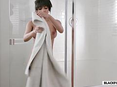 Verga grande, Tetas grandes, Negro, Mamada, Ébano, Interracial, Tetas, Esposa