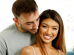 Mamada, Estilo perrito, Interracial, Lamidas, Tetas naturales, Coño, Flaco, Tetas