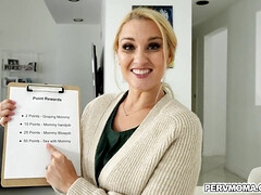 18, ベッドルーム, ブロンド, イマラチオ, 開帳, ハードコア, 下着, オッパイの