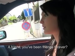 Stranded Teen Takes a Ride... On a Big Cock