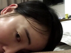 Enthousiasteling, Aziatisch, Pijpbeurt, Rondborstig, Sperma shot, Japaans, Tepels, Tieten likken
