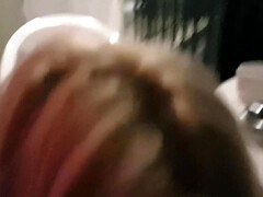 Enthousiasteling, Grote lul, Blond, Pijpbeurt, Hardcore, Man, Latijnse vrouw, Buiten