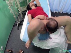 素人, フェラチオ, 医者, バック, なめる, 看護婦, オマンコ, ユニフォーム