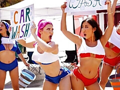 Culo grande, Penetracion con dedos, Besar, Lencería, Masturbación, Coño, Afeitado, Tetas