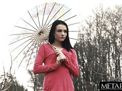 Braunhaarige, Hundestellung, Masturbation, Nippel, Muschi, Sauna, Titten, Nass