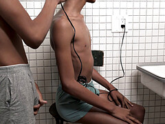 Blasen, Schwanz, Schwul, Masturbation, Dusche