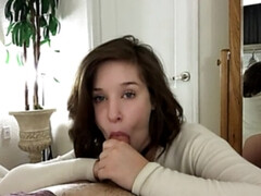 Grosser arsch, Grosse titten, Blasen, Braunhaarige, Sperma im mund, Frau, Hd, Jungendliche (18+)