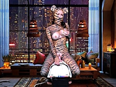 デカパイ, フェラチオ, 女, Hd, デカチンの, オナニー, オーガズム, ウェブカメラ