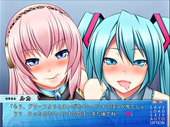 Turquoise idol is my smegma cleaner - Luka & Miku (Kiss)