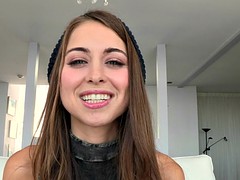 riley reid showing off her super hairy bush