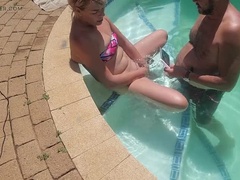 口内発射, ディルド, 女, 自家製, オナニー, 淫乱熟女, アウトドア, 垂れ乳