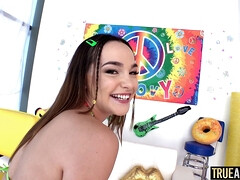 Anal, Grosse bite, Éjaculation interne, Hd, Naturelle, Seins naturels, Mamelons, Chatte
