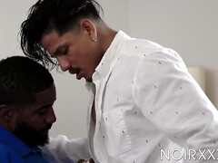 Grosse bite, Sucer une bite, Éjaculation interne, Tir de sperme, Queue, Homosexuelle, Hard, Interracial