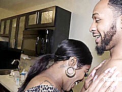 Leie, Grosser schwanz, Schwarz, Schwarz, Latina, Realität