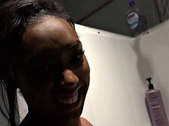 Lisa Tiffian Gets Some White Cock At A Glory Hole