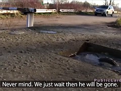 Enthousiasteling, Blond, Tsjechisch, Buiten, Openbaar