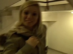 Nana, Blonde, Sucer une bite, Faciale, De plein air, Pov, Public, Réalité