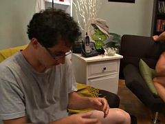 美女, フェラチオ, 浮気する, イく瞬間, 顔射, ハードコア, オッパイの, 妻