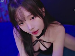Amateur, Asiatique, Nana, Gros seins, Sucer une bite, Nénés