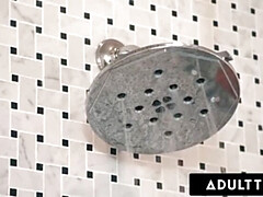 Gros cul, Sucer une bite, Tir de sperme, Européenne, Hard, Hd, Rugueux, Douche