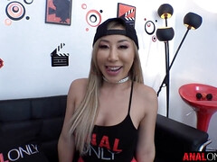 In den arsch, Asiatisch, Grosser schwanz, Grosse titten, Spermaladung, Hd, Muschi, Rasiert