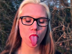 Tongue in the sun (don't cum just yet)