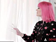 ブロンド, フェラチオ, ハードコア, インド人, なめる, 下着, シーメール, タトゥー