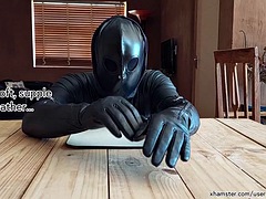 素人, ブーツ, イく瞬間, 足, フェティッシュ, 足フェチ, グローブ, ゴム