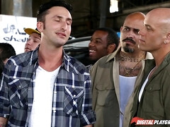 ブロンド, フェラチオ, なめる, 自然山雀, パーティ, ポリス, オマンコ, オッパイの