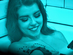 Минет, Брюнетки, Глубокая глотка, Член, Лизание, Пирсинг, Глотающие, Втроем