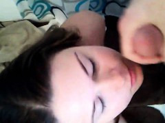 Leie, Braunhaarige, Aufs gesicht abspritzen, Hd, Pov, Jungendliche (18+)