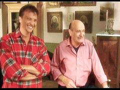 Pijpbeurt, Dubbele penetratie, Sperma in gezicht, Gigantische lul, Monster, Ouderwets, Trio, Oud