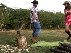 お尻, デカ尻, デカパイ, フェラチオ, 茶髪の, 巨乳な, 気狂い, ハードコア