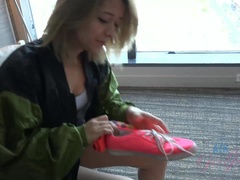 Ванна, Блондинки, Грязь, Волосатые, Киски, Бритые, Тощие, Носки